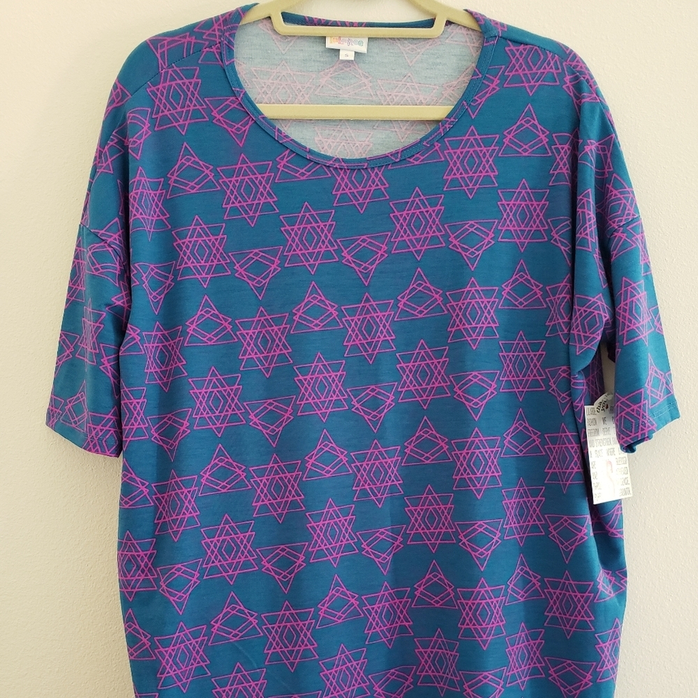 Lularoe SM Geometric Irma Tunic Top